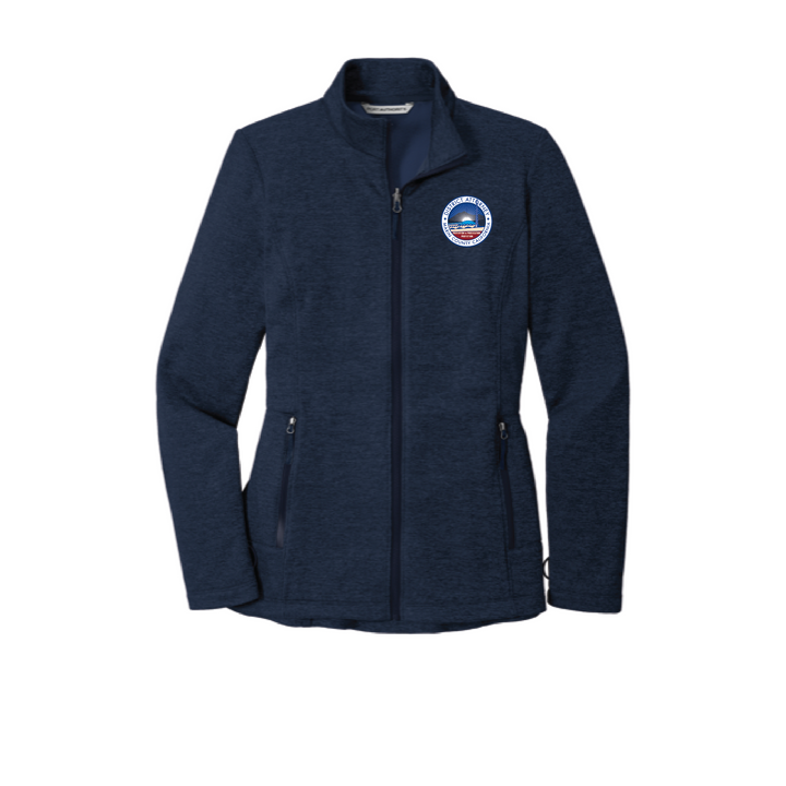 DA Ladies Collective Striated Fleece Jacket