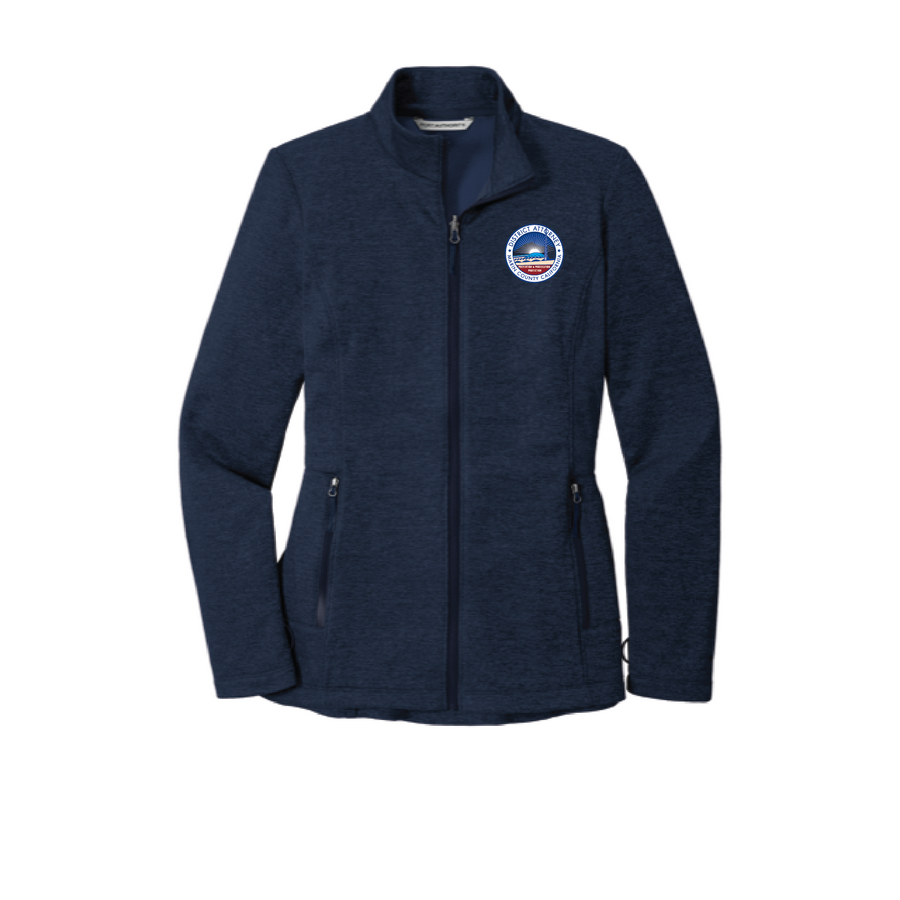 DA Ladies Collective Striated Fleece Jacket