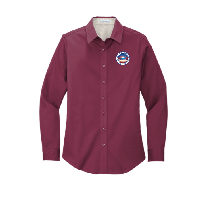 DA Ladies Long Sleeve Easy Care Shirt