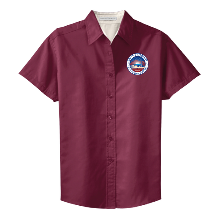 DA Ladies Short Sleeve Easy Care Shirt