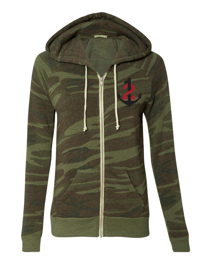 Women's Full Zip Hooded Sweatshirt