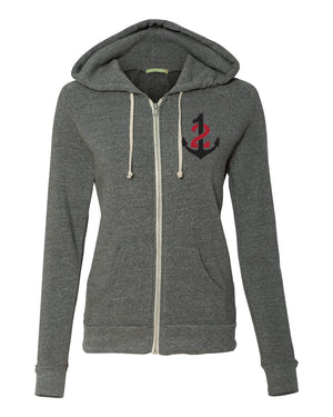 Women's Full Zip Hooded Sweatshirt
