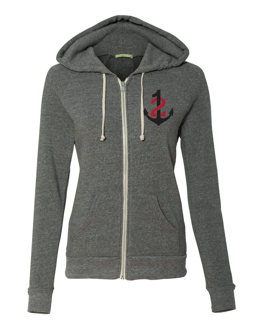 Women's Full Zip Hooded Sweatshirt